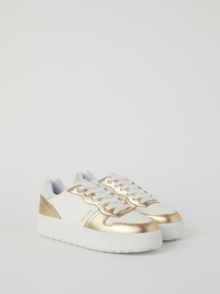 Björn Borg Women's Matt Metallic Sneakers T2400 Weiß, 40 von björn borg