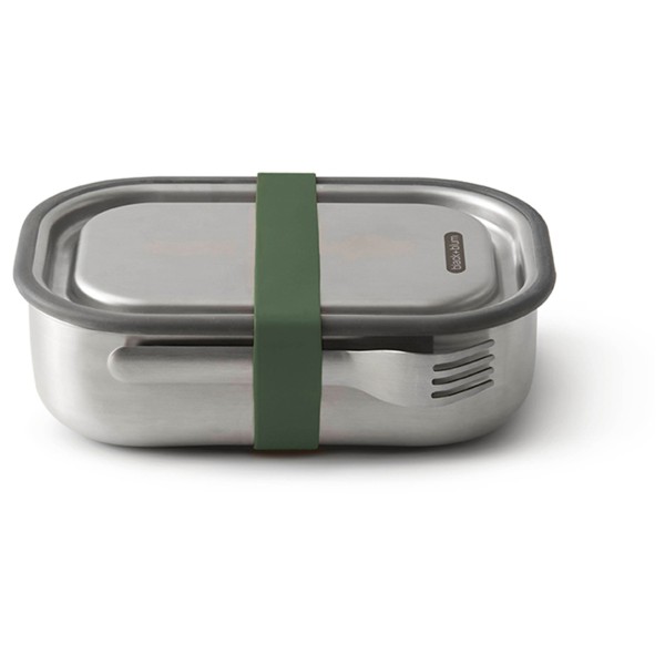 black+blum - Edelstahl Lunchbox - Essensaufbewahrung Gr 1 l grau von black+blum