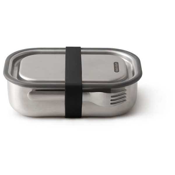 black+blum - Edelstahl Lunchbox - Essensaufbewahrung Gr 1 l grau von black+blum