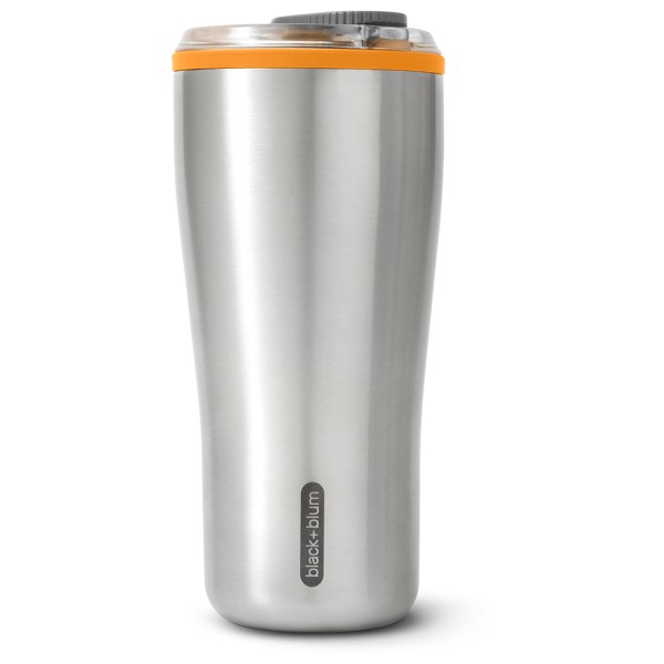 black+blum - Travel Tumbler Edelstahl - Isolierbecher Gr 600 ml grau von black+blum
