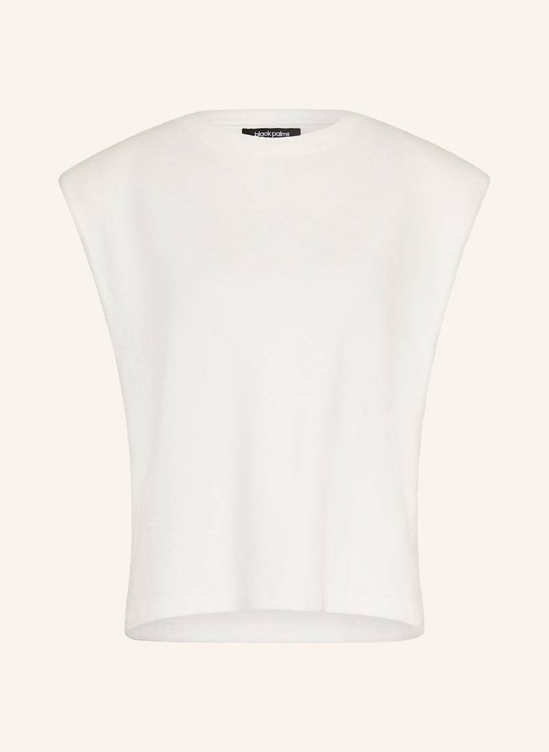 Black Palms Bouclé-Stricktop Bini weiss von black palms