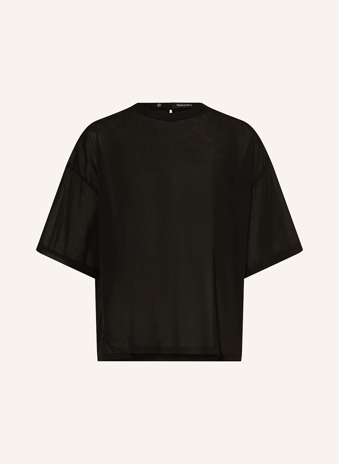 Black Palms Oversized-Shirt Clear schwarz von black palms