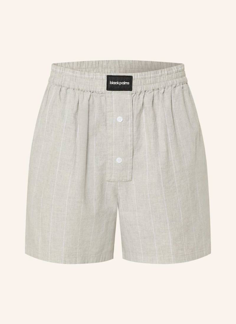Black Palms Shorts Brino grau von black palms