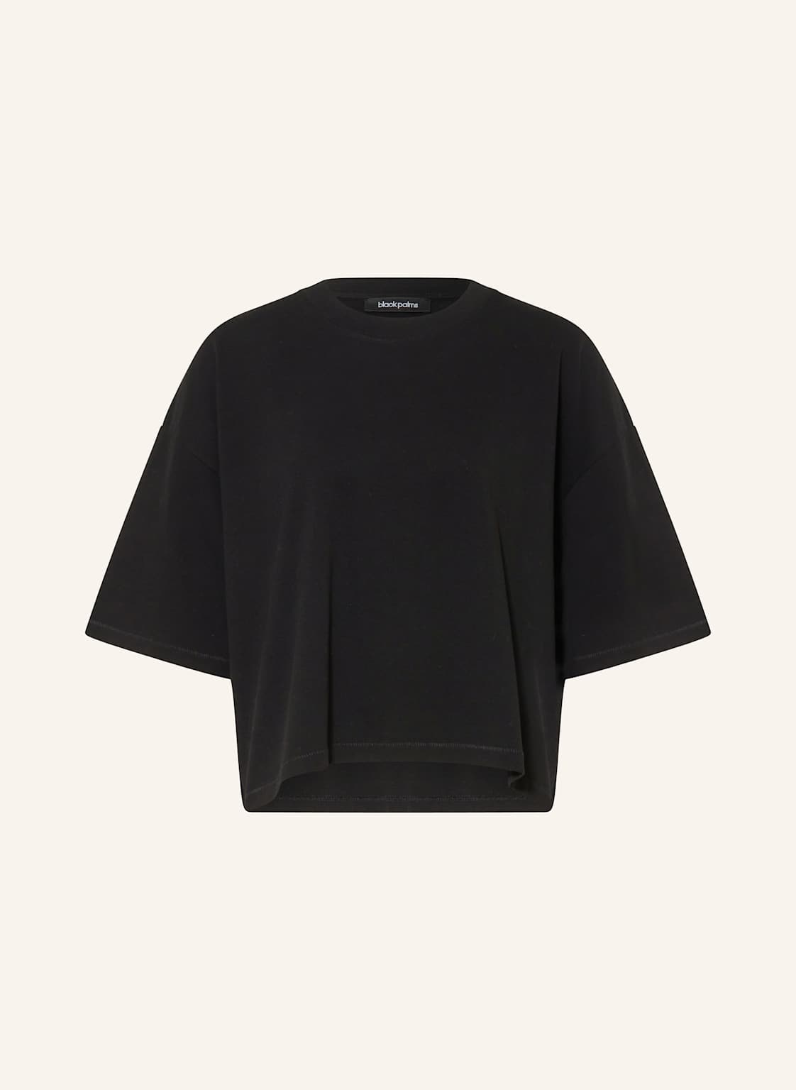 Black Palms T-Shirt Heavy Mit 3/4-Arm schwarz von black palms