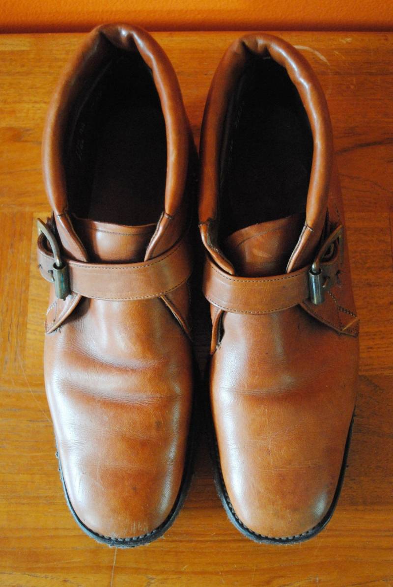 11, 5 Aa Allen Edmonds "Rainier" Herren Schnalle Boots Sz von blackarrow222