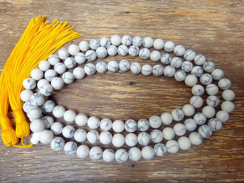 43 Zoll 10 Mm Weiß Türkis Perlen Rosenkranz Armband 108 43 Zoll 10 Mm Weiß Türkis Perlen Rosenkranz Armband 108 von blackbeaded
