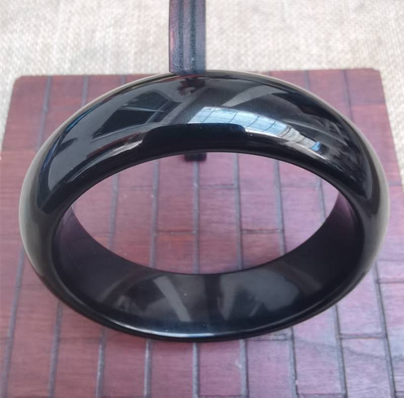 58-60-62 Mm Natürliche Obsidian Armband Armreif | Für 7, 2 Zoll -7, 5 Handgelenke 58-60-62 Mm Natürliche Obsidian Armband Armreif | Für 7, 2 Zoll -7, 5 Handgelenke von blackbeaded