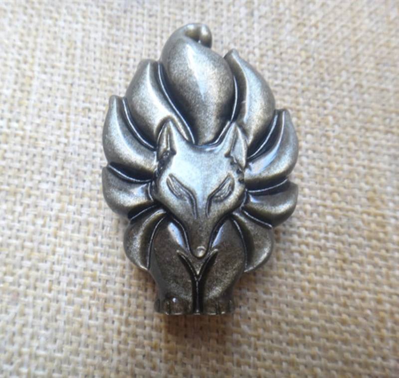 Einzigartige Natürliche Goldene Obsidion Fuchs-Anhänger von blackbeaded