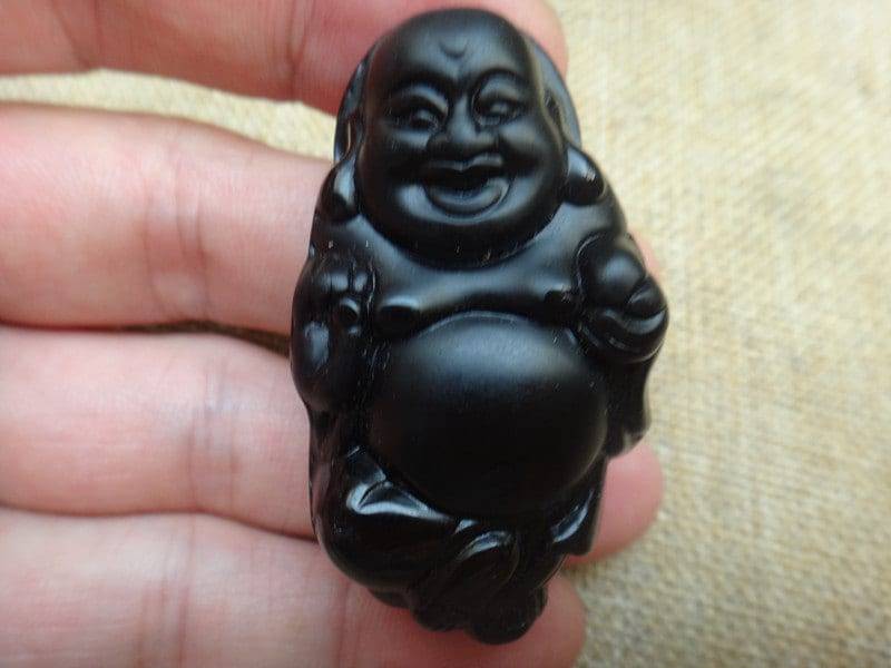 Natürliche Obsidian Anhänger Bauch Lächelnd Fofo Kette Glücklicher Buddha Natürliche Obsidian Anhänger Bauch Lächelnd Fofo Kette Glücklicher Buddha von blackbeaded
