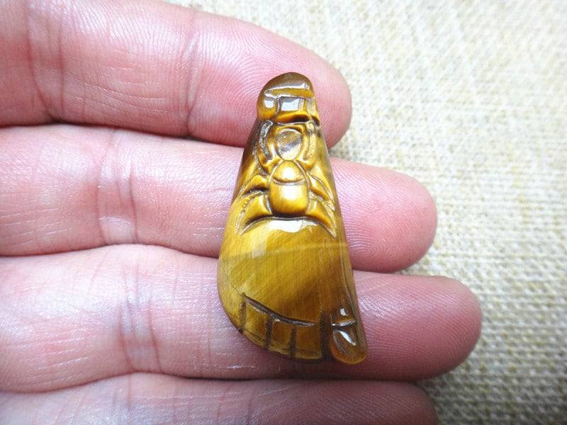 Natürliche Tiger Auge Stein Geschnitzt Kind Fuß Amulett Anhänger Natürliche Tiger Auge Stein Geschnitzt Kind Fuß Amulett Anhänger von blackbeaded