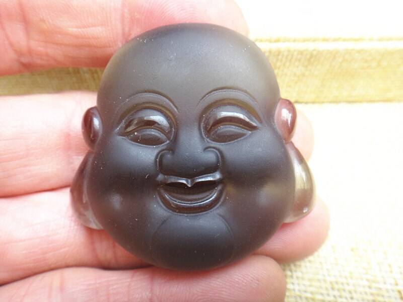 Natürlichem Eis-Arten Von Obsidian Anhänger Maitreya Buddha Lächeln Natürlichem Eis-Arten Von Obsidian Anhänger Maitreya Buddha Lächeln von blackbeaded