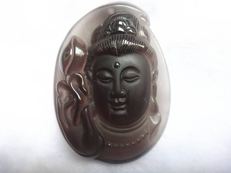 Perfekte Natürliche Eis-Arten Von Obsidian Anhänger Schutzengel Göttin Guanyin Perfekte Natürliche Eis-Arten Von Obsidian Anhänger Schutzengel Göttin Guanyin von blackbeaded