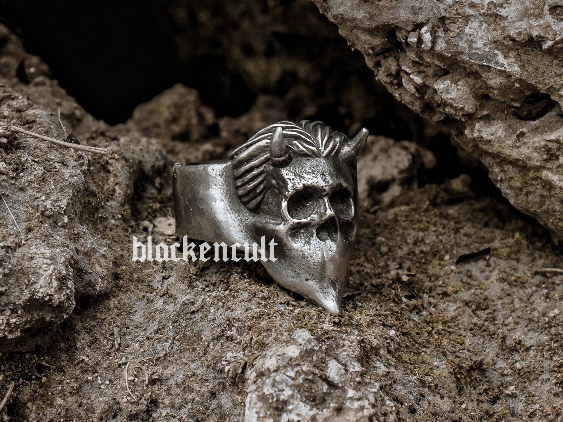 Ghoul Ring | Herren Totenkopf Ring Ghoul Ring | Herren Totenkopf Ring von blackencult