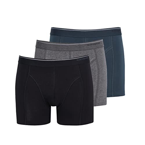 Blackspade Tender Cotton Lite Mens Black Boxers 3 Pack M9673 Small von blackspade