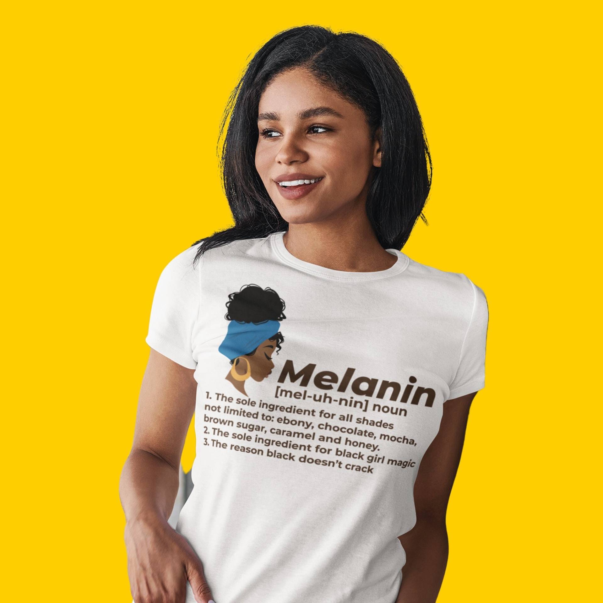 Melanin Poppin, Shirt, Schwarzes Power Afro Haar Zucker Mädchen Magie von blacktoroyalty