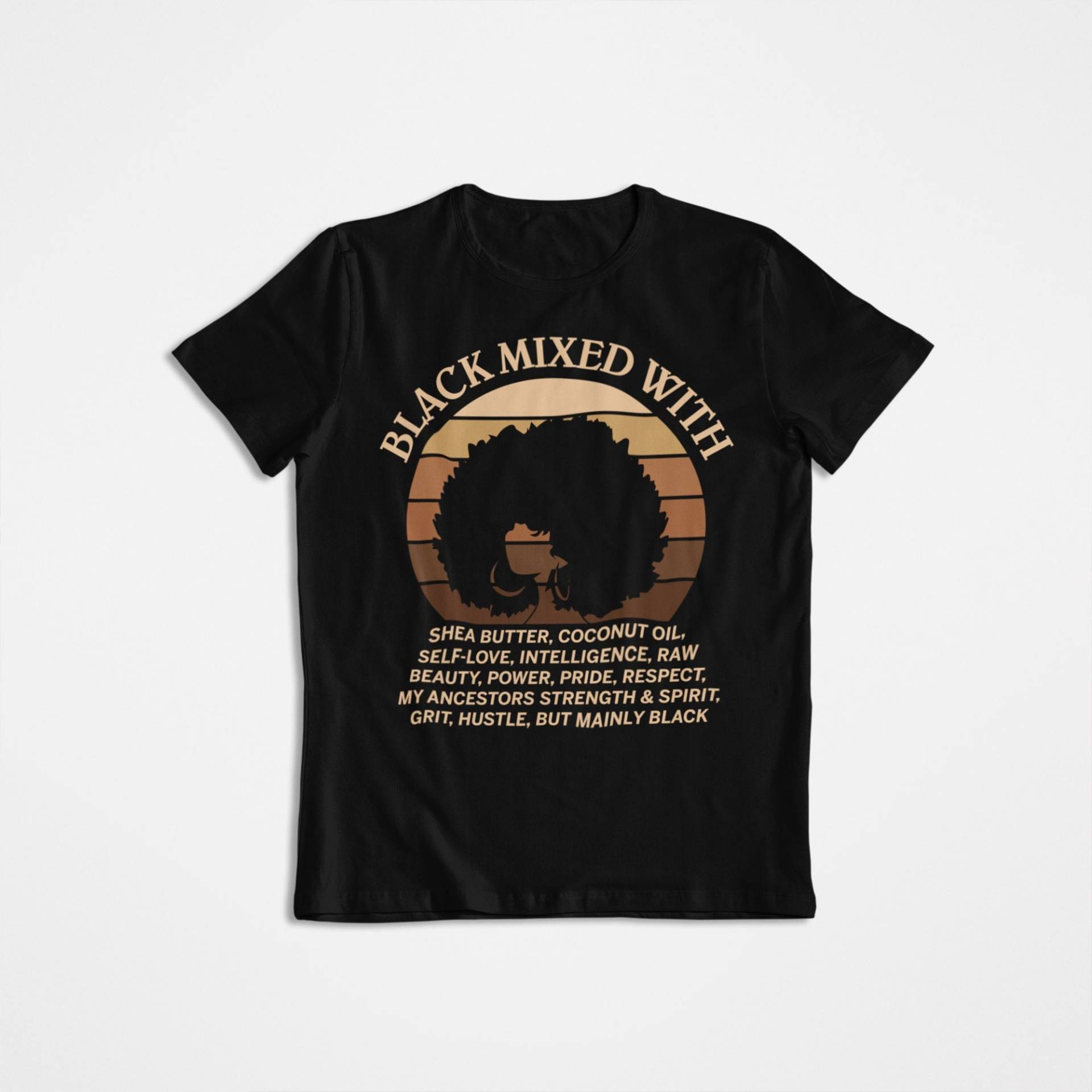 Melanin Shirt, Schwarzes Power Zucker Girl Magic Queen Shirt von blacktoroyalty