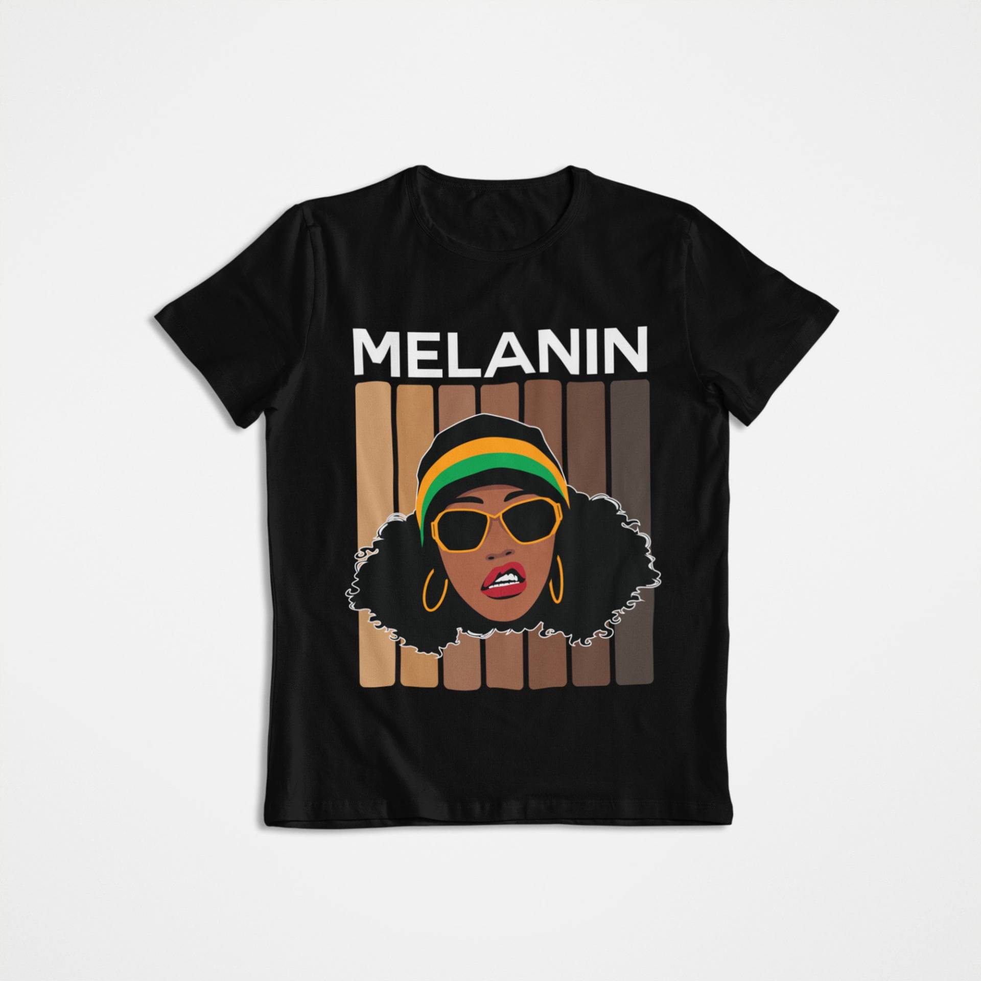 Melanin Shirt, Schwarzes Power Zucker Girl Magic Queen Shirt von blacktoroyalty