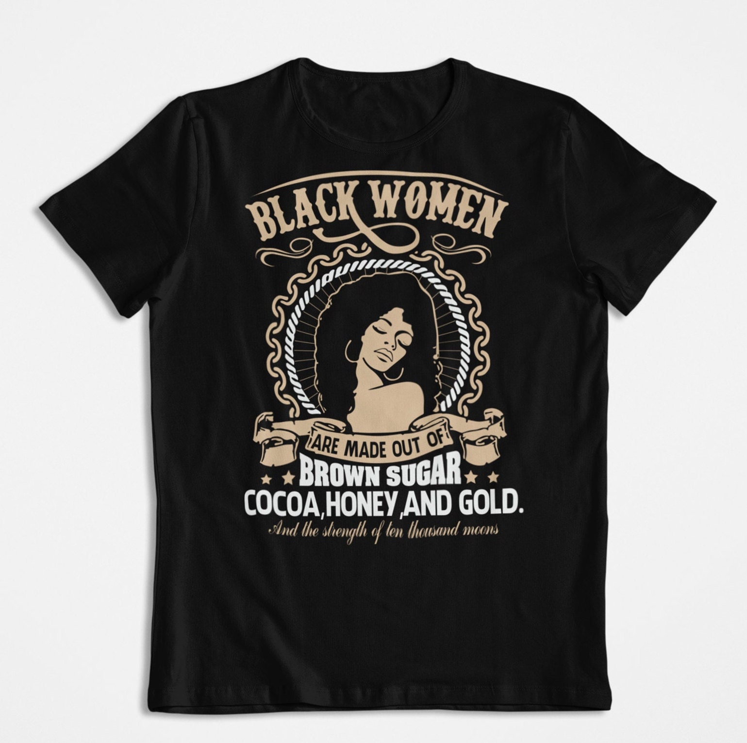 Melanin Shirt, Schwarzes Power Zucker Girl Magic Queen Shirt von blacktoroyalty