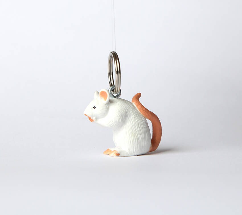 Schlüsselanhänger "Maus" von blancANIMALS