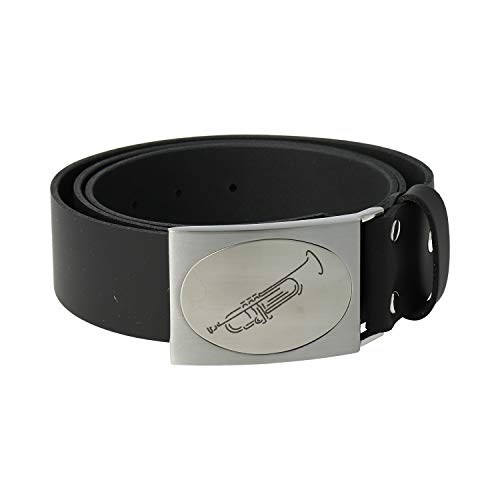Ledergürtel Trompete schönes Geschenk für Trompeter von blasmusik-shop