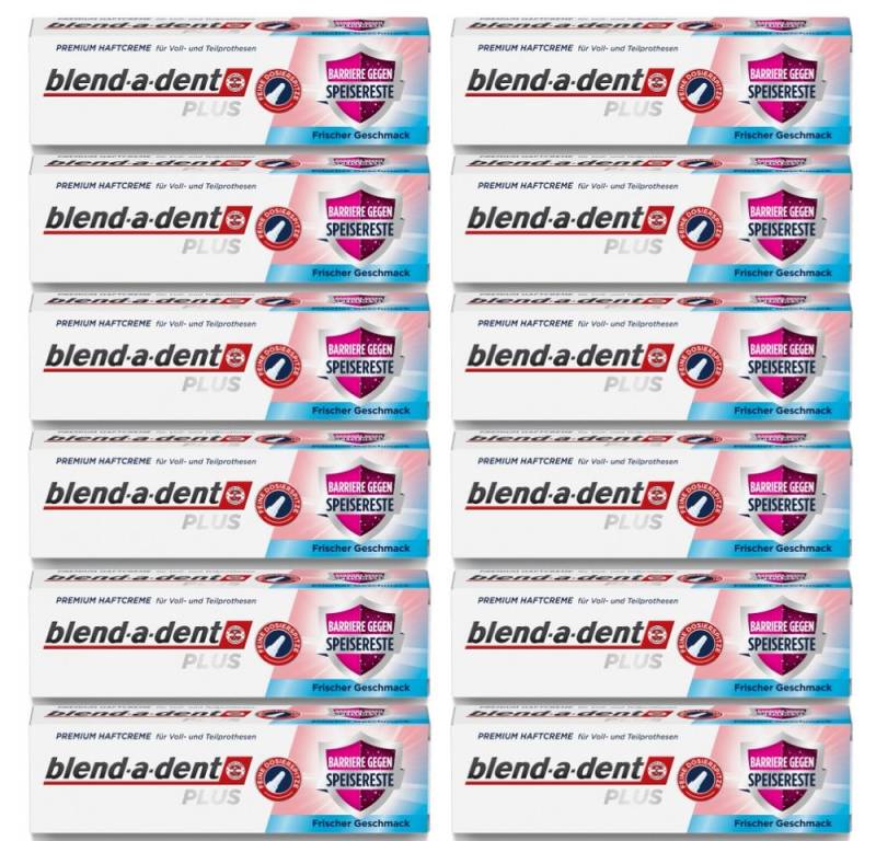 blend-a-dent Zahnpflege-Set PLUS Premium Haftcreme Barriere gegen Speisereste Frischer Geschmack, 12 x 40g, 12-tlg. blend-a-dent Zahnpflege-Set PLUS Premium Haftcreme Barriere gegen Speisereste Frischer Geschmack, 12 x 40g, 12-tlg. von blend-a-dent