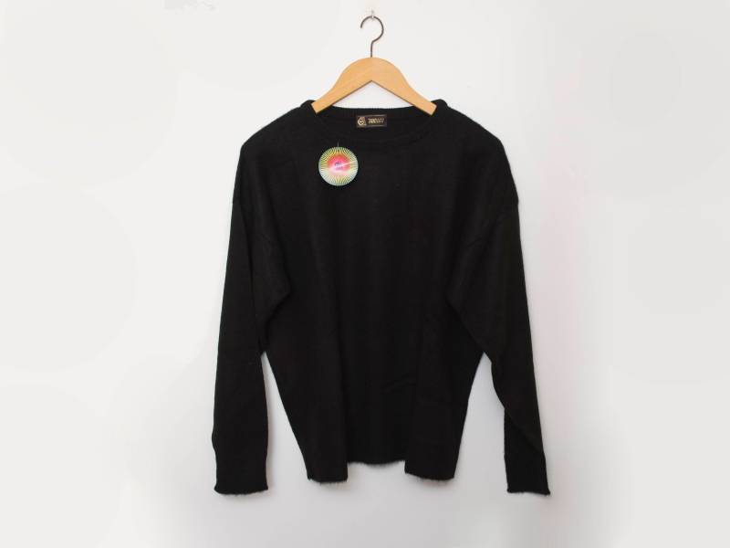 Vintage 90Er Jahre Schwarz Pullover Deadstock von blessthatdress