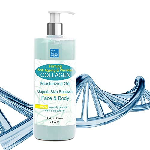 Anti Ageing Kollagen Gel Frauen und Männer. Leitfähiges Gel für Gesichts- und Körperbehandlungen. Filler, Firming Anti Aging Collagen. Erhöht die Festigkeit und Elastizität der Haut - 500 ml Anti Ageing Kollagen Gel Frauen und Männer. Leitfähiges Gel für Gesichts- und Körperbehandlungen. Filler, Firming Anti Aging Collagen. Erhöht die Festigkeit und Elastizität der Haut - 500 ml von bleu & marine Bretania