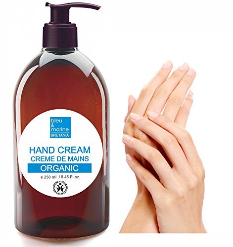 HANDCREME BIO - Organic Hand-Schönheitspflege 250 ml Reiche, schützende, duftende & natürliche Hand-Schönheitscreme. von bleu & marine Bretania