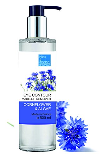 bleumarine Bretania - Augen-Makeup Entferner mit Kornblume, 500ml | Sanfte und Effektive Reinigung | Beruhigt Rötungen | Für Normale, Trockene, Mischhaut | Chemiefrei von bleu & marine Bretania