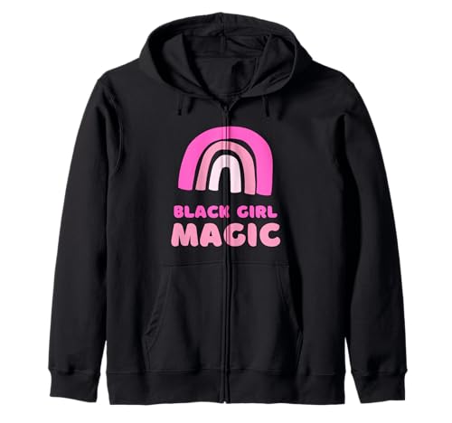 schwarzes mädchen zauber Kapuzenjacke von blf girls magic black