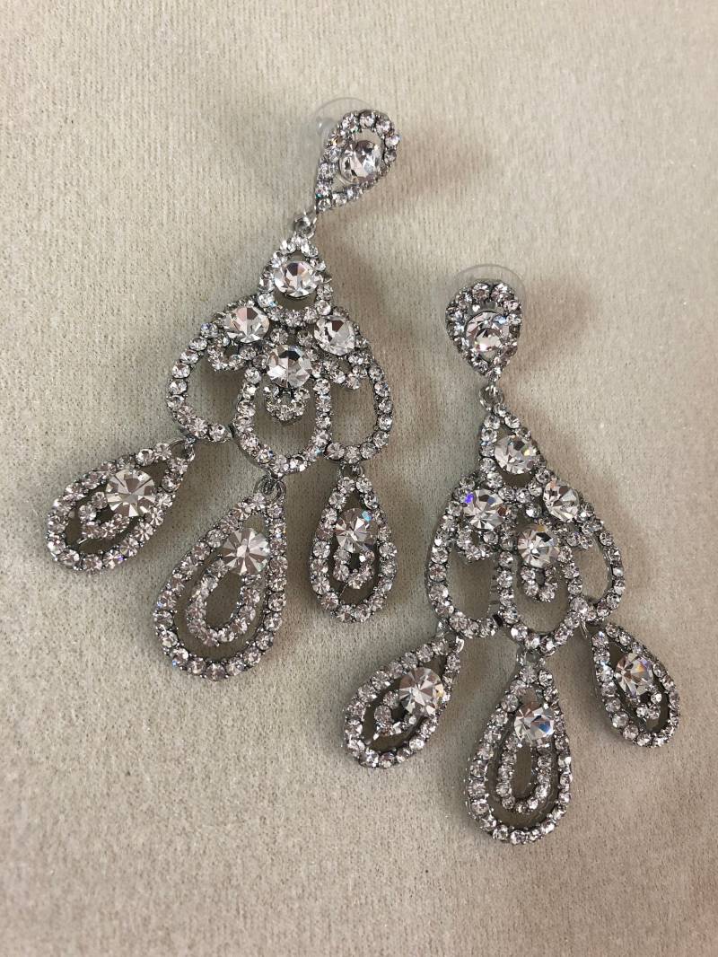 Mittelgroßer Kristall Ohrring In von blingsbyj