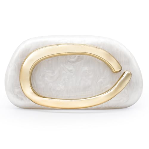 blinkgooblink Clutch Bag for Women, Marble-patterned acrylic women's bags with Detachable Chain,Trendy Metal Handle Purses 2025 blinkgooblink Clutch Bag for Women, Marble-patterned acrylic women's bags with Detachable Chain,Trendy Metal Handle Purses 2025 von blinkgooblink