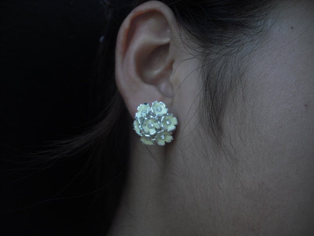 Gabriella Collection, Braut Ohrringe Strass Crystal Flower Ohrringe, Vintage-Stil Weddng Schmuck von blissbridal1