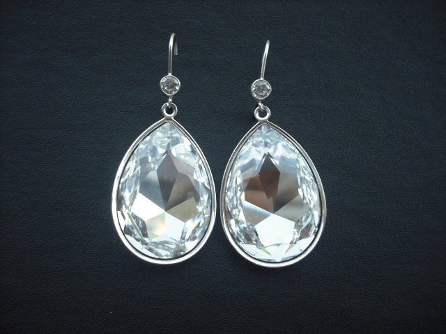 Verkauf - Isabella Collection, Strass-Ohrringe, Braut Ohrringe, Anweisung Earrrings, Braut-Schmuck, Weddng Schmuck von blissbridal1