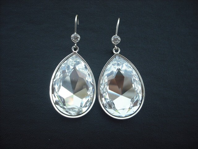 Verkauf - Isabella Collection, Strass-Ohrringe, Braut Ohrringe, Anweisung Earrrings, Braut-Schmuck, Weddng Schmuck von blissbridal1