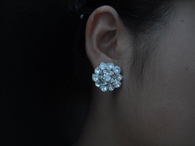 Victoria Collection, Bridal-Ohrringe, -Strass-Ohrringe, Vintage Style Bridal Ohrringe, Weddng Schmuck von blissbridal1