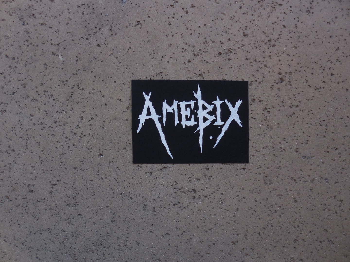 Amebic Sew On Crust Punk Band Aufnäher von blitzclothing