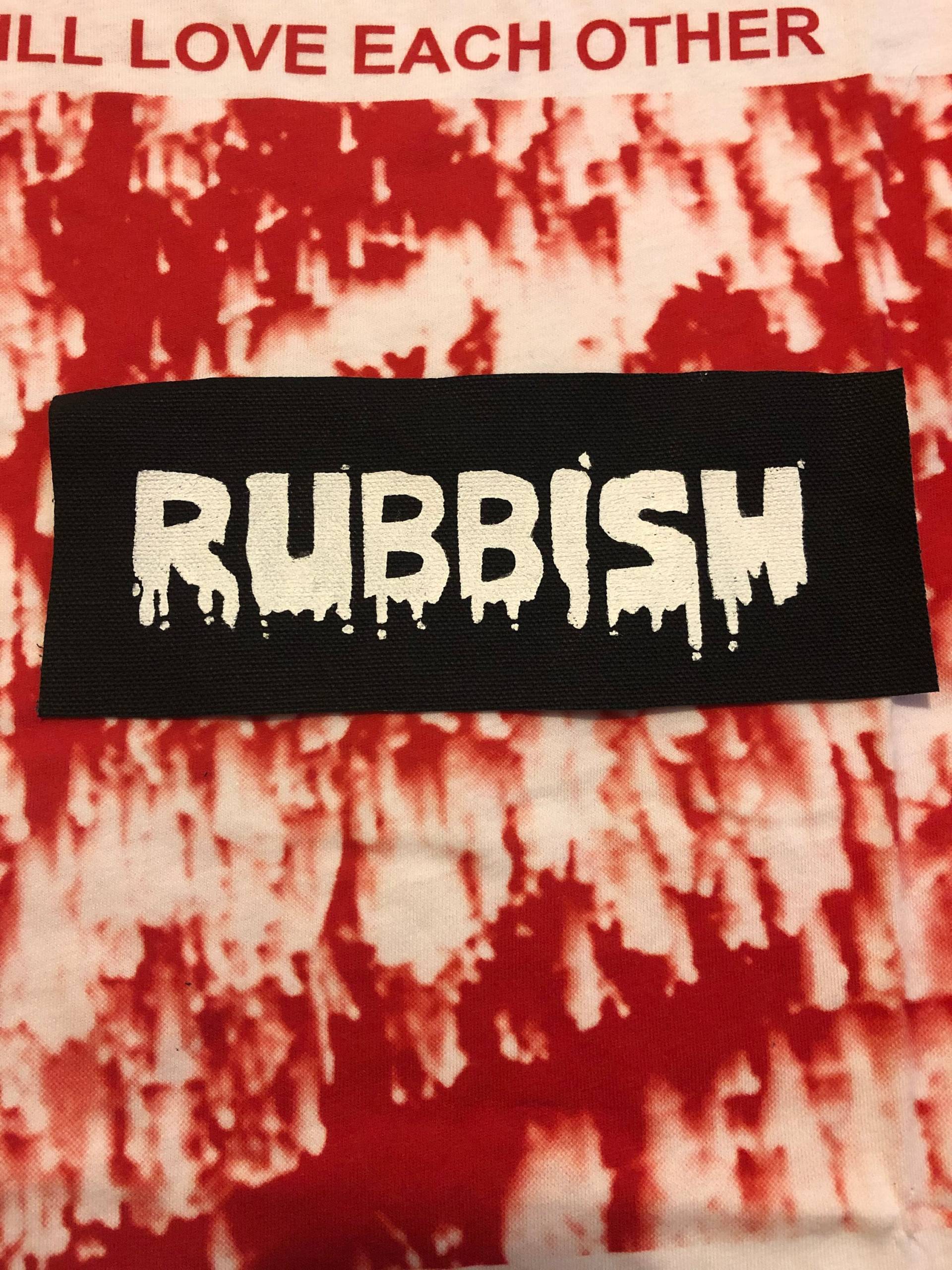 Rubbish Patch Zum Aufnähen von blitzclothing