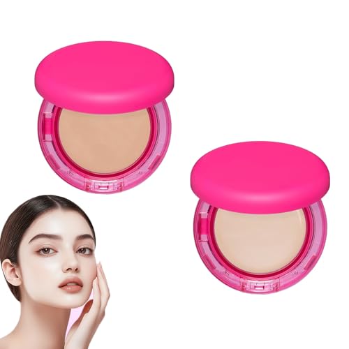 Peptide Balm Foundation, Balsam-Foundation für reife Haut, Puder mit mittlerer, aufbaubarer Deckkraft, Anti-Aging,wischfest,feuchtigkeitsspendend, glättet die Textur,hellt den Teint auf (#2#3) von blmcoos