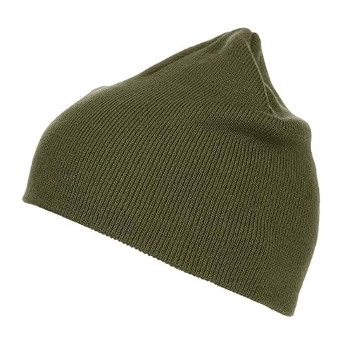 blntackle76 Rollmütze schwarz,grün, Olive,grau extra kurz, Docker one Size Beanie Short Flat Trawler (80% Acryl und 20% Spandex., grün) von blntackle76