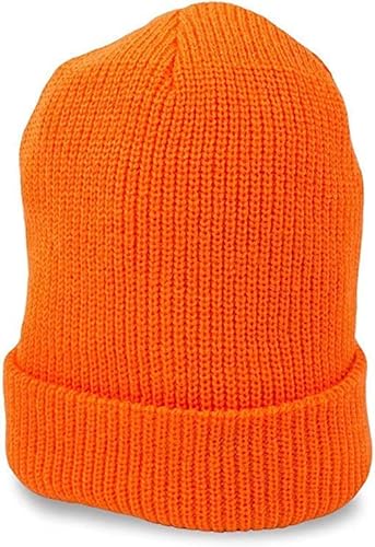 blntackle76 Strickmütze Beanie Mütze orange Damen Herren Wintermütze | für Frauen Männer Unisex Weich & Warm one Size von blntackle76