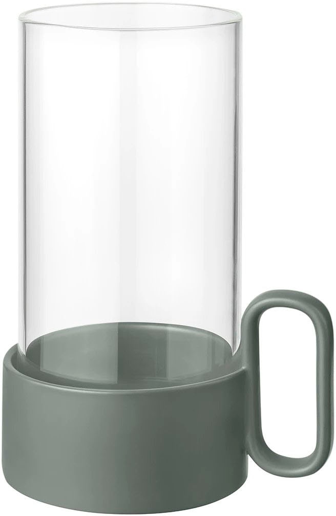 BLOMUS Kerzenhalter "Windlicht YURAGI" aus Steingut und Glas, Höhe ca. 21 cm BLOMUS Kerzenhalter "Windlicht YURAGI" aus Steingut und Glas, Höhe ca. 21 cm von blomus