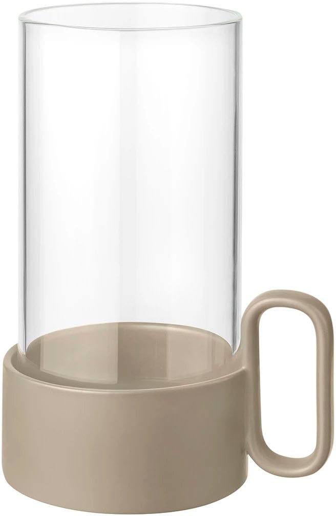 BLOMUS Kerzenhalter "Windlicht YURAGI" aus Steingut und Glas, Höhe ca. 21 cm BLOMUS Kerzenhalter "Windlicht YURAGI" aus Steingut und Glas, Höhe ca. 21 cm von blomus