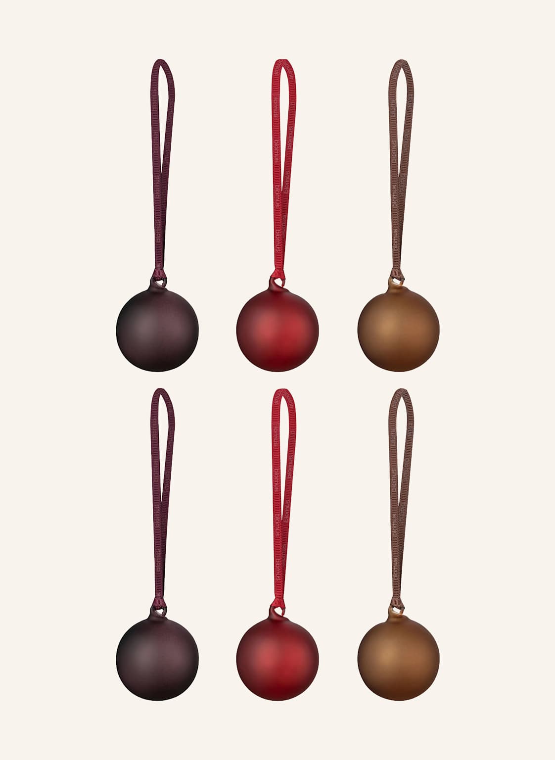 Blomus 6er-Set Weihnachtskugeln Juhla rot Blomus 6er-Set Weihnachtskugeln Juhla rot von blomus