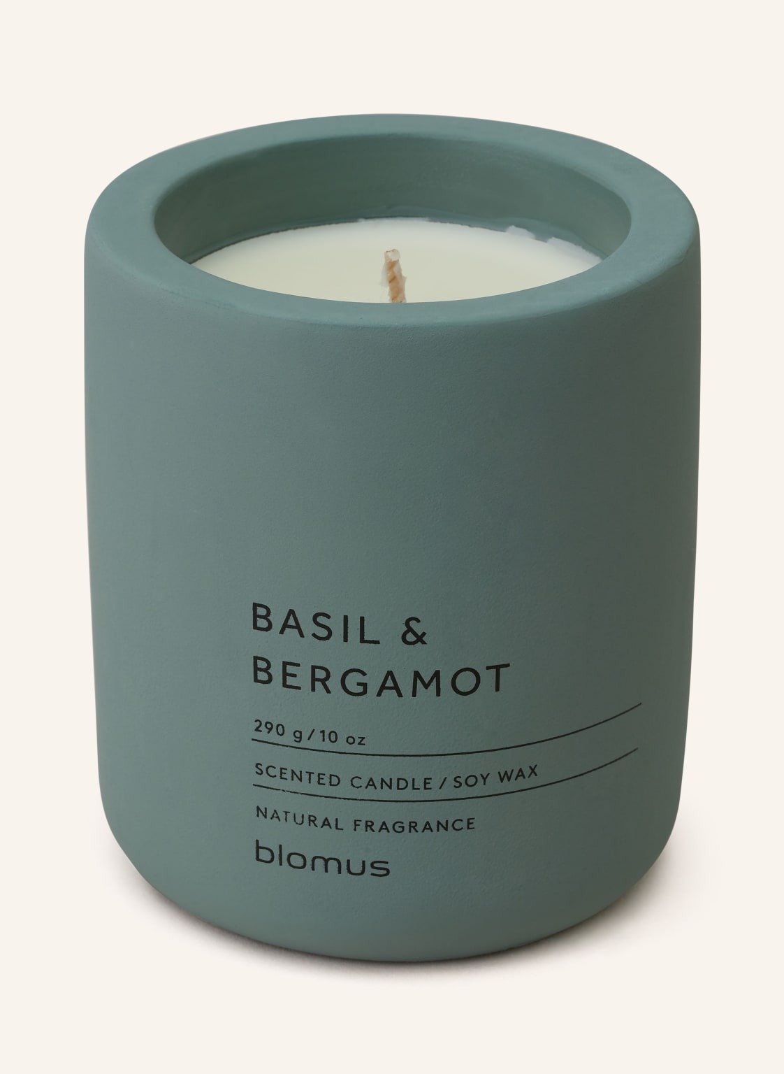 Blomus Duftkerze Fraga Basil & Bergamot blau von blomus