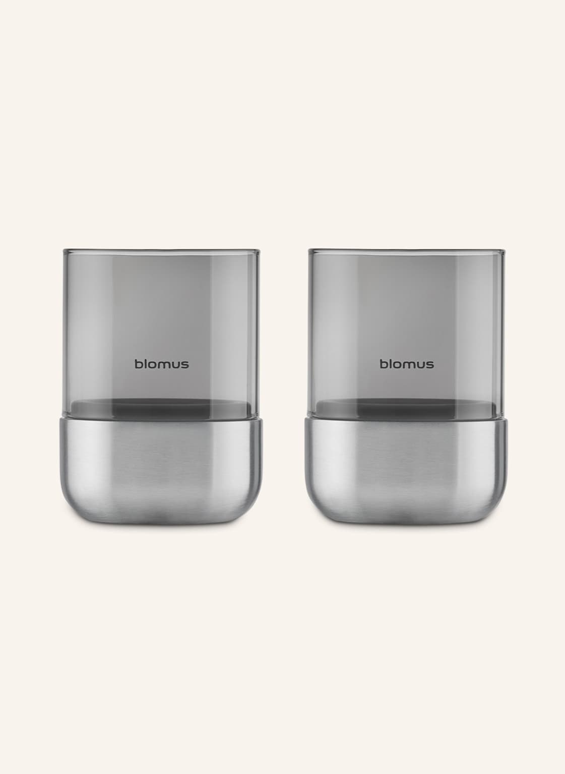 Blomus Windlicht Calma silber von blomus