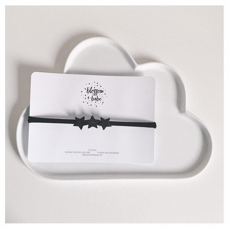 Mini "Star Gazer' Stirnband Baby Kleinkind Haar-Accessoires Mini "Star Gazer' Stirnband Baby Kleinkind Haar-Accessoires von blossomandbabe