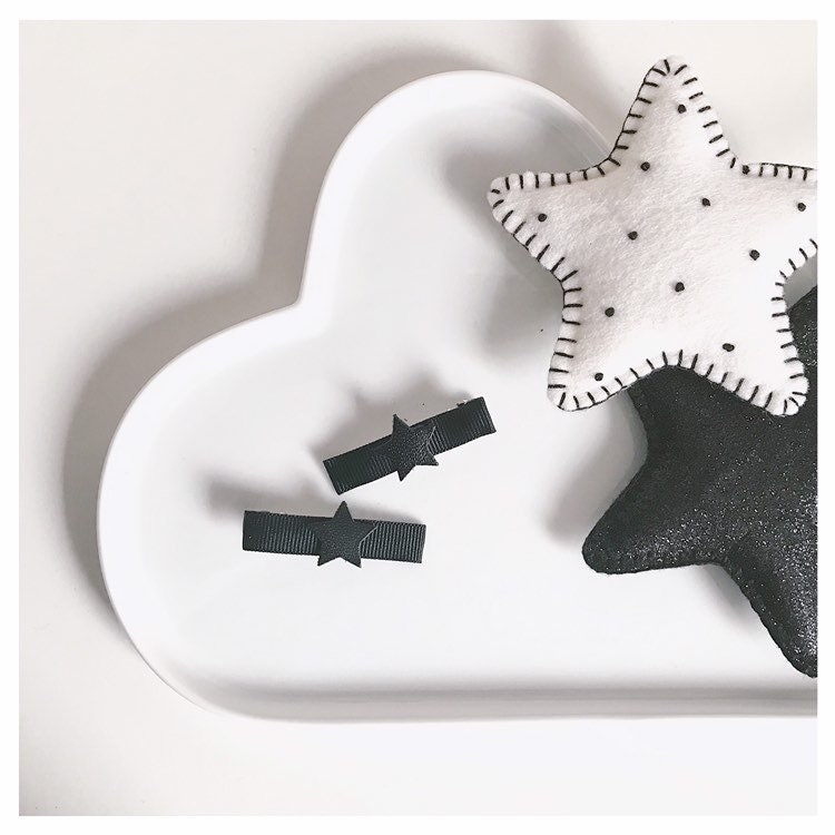 Solo " Sterne Gaffer Twin Pack Krokodil Haarspangen von blossomandbabe