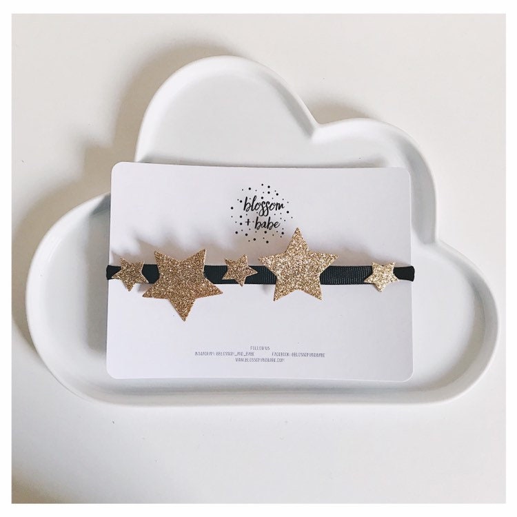 Stern "Sternbild' Stirnband Baby Kleinkind Stern "Sternbild' Stirnband Baby Kleinkind von blossomandbabe