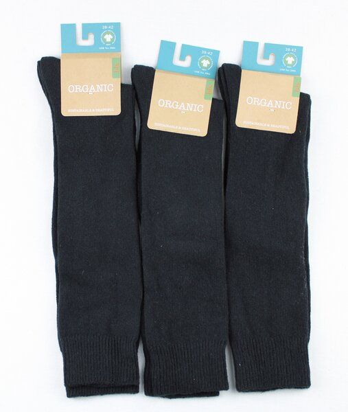 bls Socks "3er Pack" Knielange Organic Socken von bls Socks